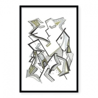 "Don't Let Them In" Available as an unframed Limited Edition Print of 150 In three different sizes.
