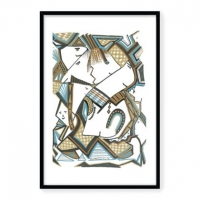 "She Loves Her Jewellery" Available as an unframed Limited Edition Print of 150 in three different sizes.