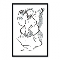 "A Sack Full Of Thought" Available as an unframed Limited Edition Print of 150 in three different sizes.