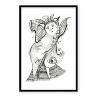 "She's A Funny Little Thing" Available as an unframed Limited Edition Print of 150 in three different sizes.