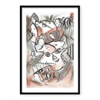 "New Years Day Noise" Available as an unframed Limited Edition Print of 150 in three different sizes.