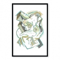 24 x 36" Inch Framed Print "Cared For"