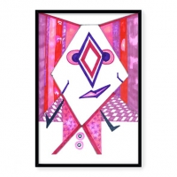 24 x 36" Inch Framed Print "Triangulation".