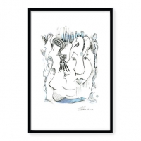Limited Edition 24 x 36" Inch "Waiting Room Patients"