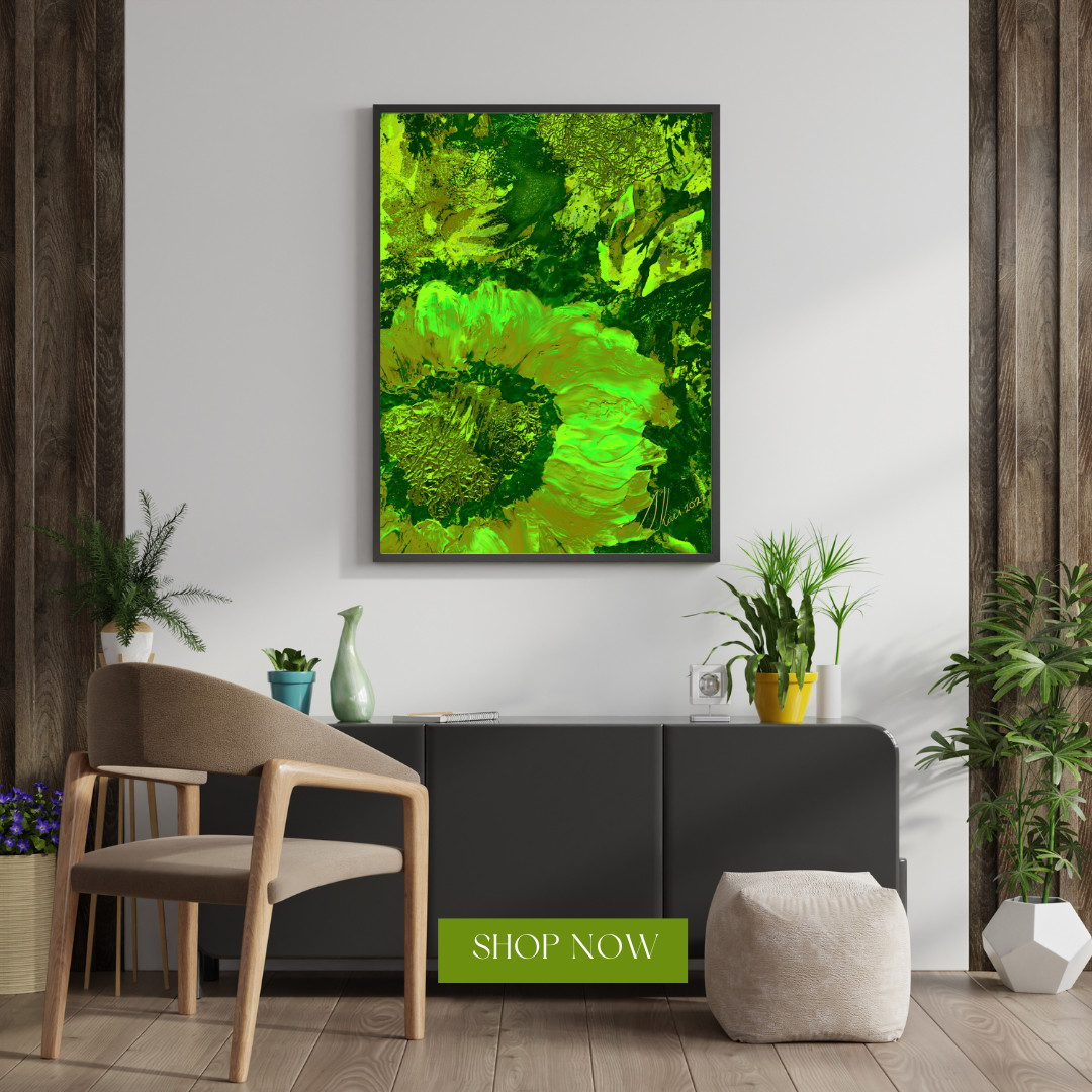 “A touch of joy growth and kindness" Green